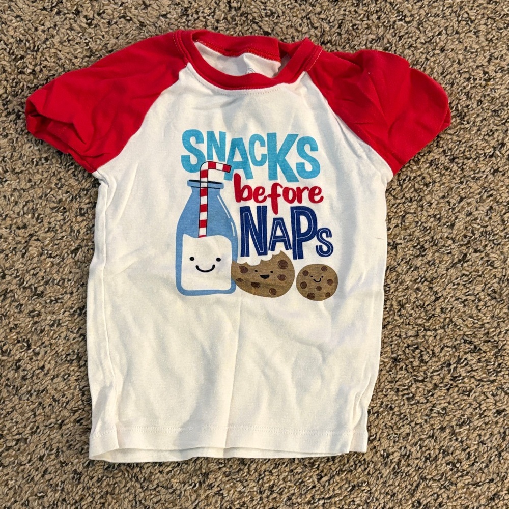 Wonder Nation Red and White Kids Tee